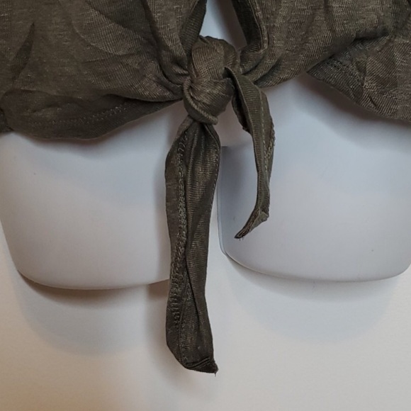 RACHEL ZOE 100% Linen Tied waist Top - Picture 5 of 8